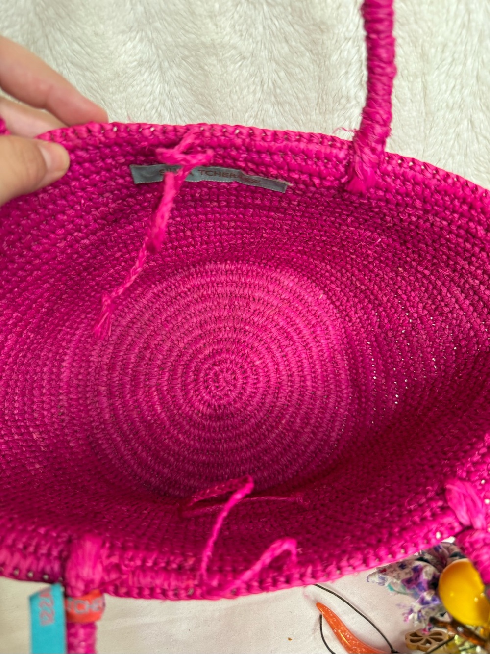 Silvia tcherassi fuchsia bag